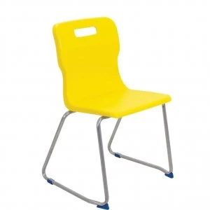 TC Office Titan Skid Base Chair Size 6, Yellow