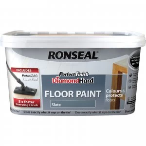 Ronseal Diamond Hard Perfect Finish Floor Paint Slate 2.5l
