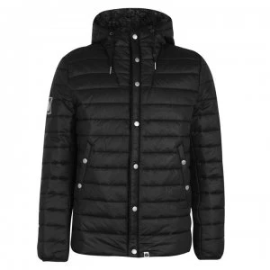 Pretty Green Marker Micro Quilted Jacket - Black