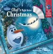 olafs night before christmas book and cd