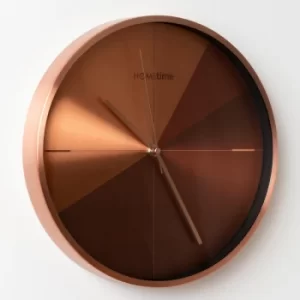 HOMETIME Copper Clock with Split Copper Face