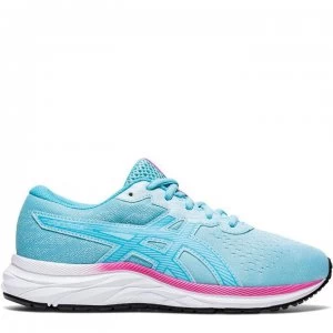 Asics Gel Excite 7 Junior Girls Running Shoes - Blue/Blue