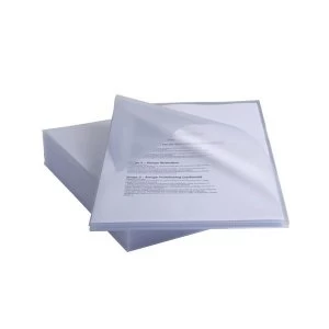 Rexel Anti Slip Folders Clear - 1 x Pack of 25 Folders