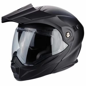 (Black) Scorpion ADX-1 Flip-Up Motorcycle Unisex Helmet L