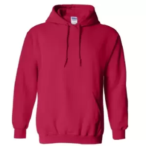 Gildan Heavy Blend Adult Unisex Hooded Sweatshirt / Hoodie (XL) (Cherry Red)