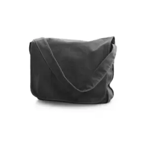 Bags By Jassz - Canvas Messenger Bag (One Size) (Pepper Grey)