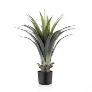 CCK0183 Artificial Green Plant in Black Pot