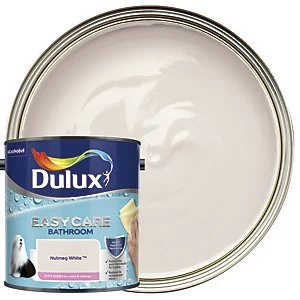 Dulux Easycare Bathroom Nutmeg White Soft Sheen Emulsion Paint 2.5L