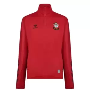Hummel Southampton FC quarter Zip Sweater Mens - Red