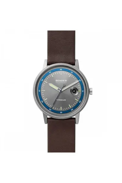 skagen Henriksen Titanium Classic Analogue Quartz Watch - Skw6753 Grey