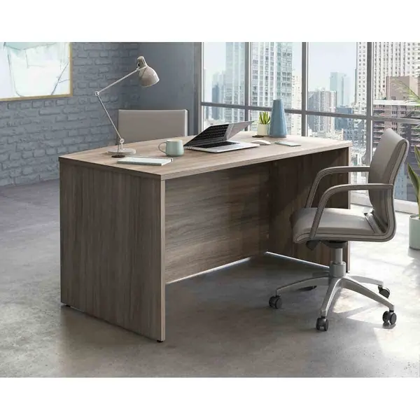 Affiliate Bow Front Office Desk 1500 x 870mm Hudson Elm Finish - 5427428 -