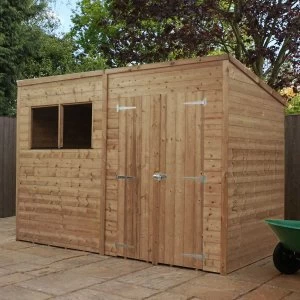 Mercia Pressure Treated Pent Shed - 10' x 7'