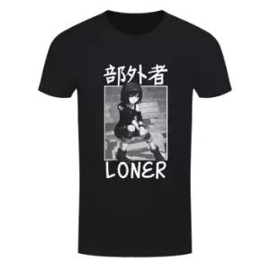 Tokyo Spirit Mens Loner T-Shirt (XL) (Black/White/Grey)