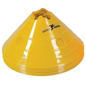 Precision Giant Saucer Cone (Set of 20) - Yellow