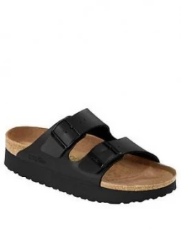 Birkenstock Arizona Wedge Sandal - Black, Size 5, Women