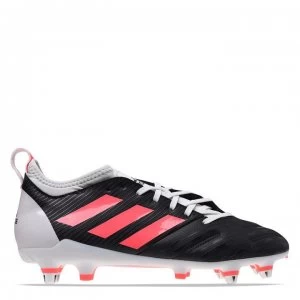 adidas Malice Elite Soft Mens Rugby Boots Soft Ground - Black/Pink
