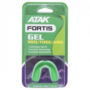 Atak Fortis Senior Gel Mouthguard - Green/White