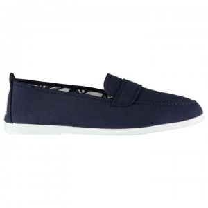 Flossy Hobby Loafers - Navy