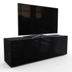Frank Olsen Smart LED 3 Door Large TV Unit - Black
