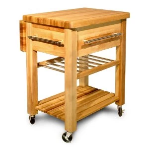 Catskill by Eddingtons Grand Kitchen Trolley with Wine Rack and Drop Leaf Extension
