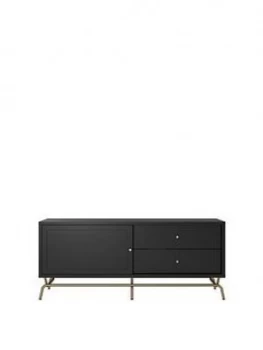 Cosmoliving Nova TV Stand- Black - Holds Up To 65" Tv