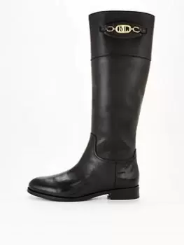 Lauren by Ralph Lauren Breana Boots Tall Boot, Black, Size Us 7 = UK 5, Women