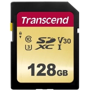 Transcend 128GB SDHC Class 10 UHS-I U3 Flash Card