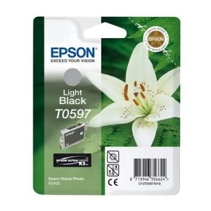 Epson Lily T0597 Light Black Ink Cartridge