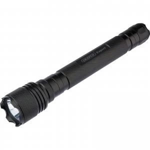 Draper XPG 1 LED Aluminium Torch 3 Modes Black