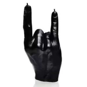 Black Metallic Hand RCK Candle