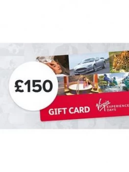 Virgin Experience Days &Pound;150 Gift Card - Valid For 12 Months