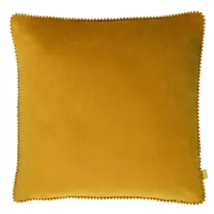 Cosmo Velvet Cushion Ochre, Ochre / 45 x 45cm / Polyester Filled