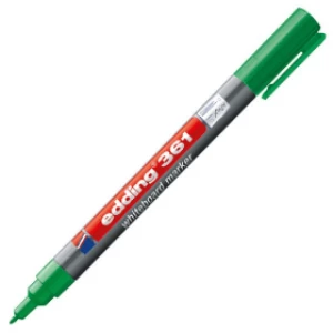 Edding 361 Extra-Fine Whiteboard Marker Pen - Green