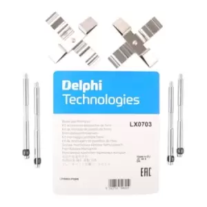 DELPHI Accessory Kit, disc brake pads BMW,MINI LX0703