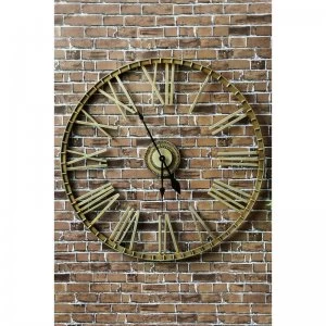 Charles Bentley Outdoor Iron Wall Clock