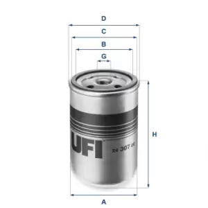 UFI 24.307.00 Fuel Filter
