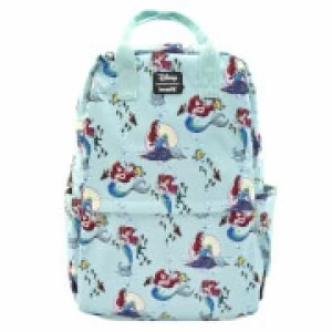 Loungefly Disney Ariel Scenes Aop Nylon Square Backpack