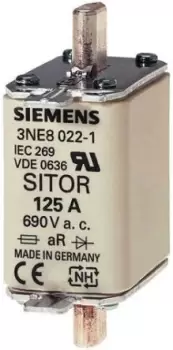 Siemens 35A 00 HLS Centred Tag Fuse, gR, 690V ac