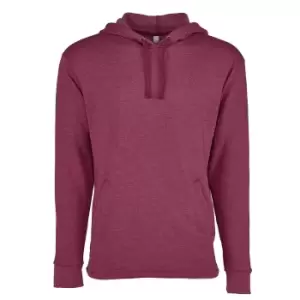 Next Level Adults Unisex PCH Pullover Hoodie (L) (Heather Maroon)