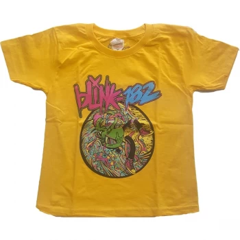 Blink-182 - Overboard Event Kids 11 - 12 Years T-Shirt - Yellow