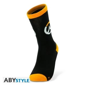 Overwatch - Logo Socks - Black/Orange