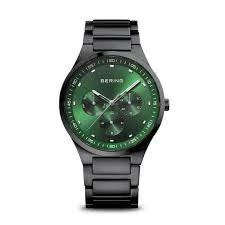 Bering Green and Black 'Classic' Classical Watch - 11740-728