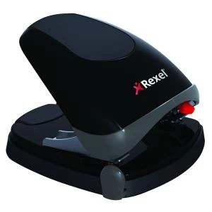 Rexel Easy Touch Hole Punch BlackGrey 2102575