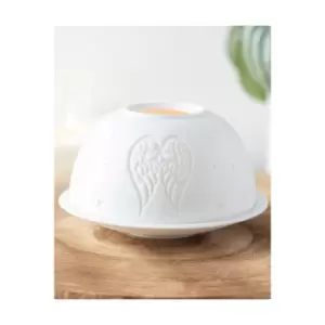 Angel Wings Dome Tealight Holder