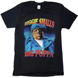 Biggie Smalls - Poppa Unisex Medium T-Shirt - Black