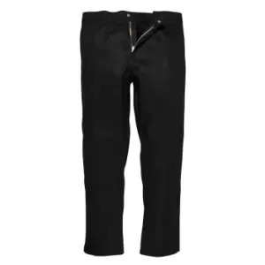 Biz Weld Mens Flame Resistant Trousers Black Extra Large 32"