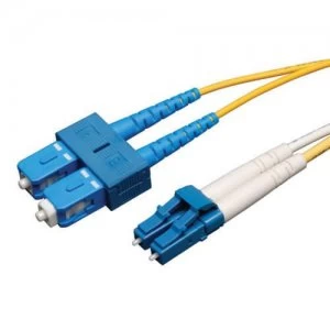 Tripp Lite Duplex Singlemode 8.3 125 Fiber Patch Cable LC SC 5M