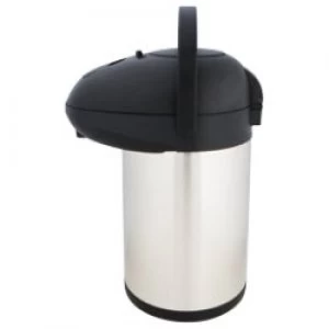 Genware Unbreakable Vacuum Pump Pot Stainless Steel 2.5 L