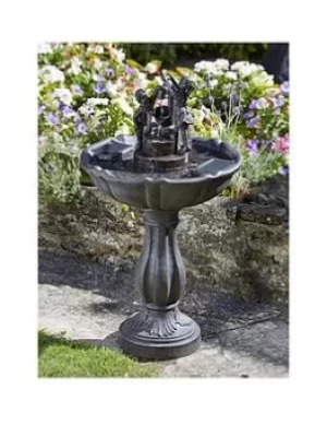 Smart Solar Tipping Pail Solar On Demand Water Feature