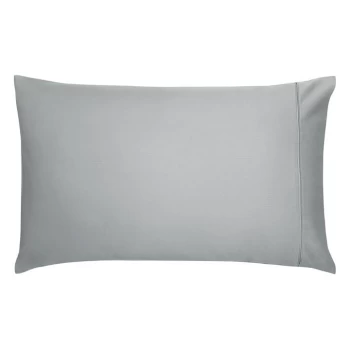 Bedeck of Belfast Fine Linens 600TC Plain Dye Standard Pillowcase - GREY